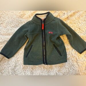 Carters Baby Boy Green full Zip Fleece -12m